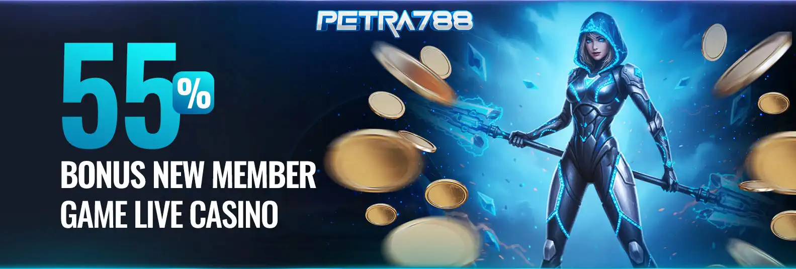 BONUS MEMBER BARU 55% LIVE CASINO